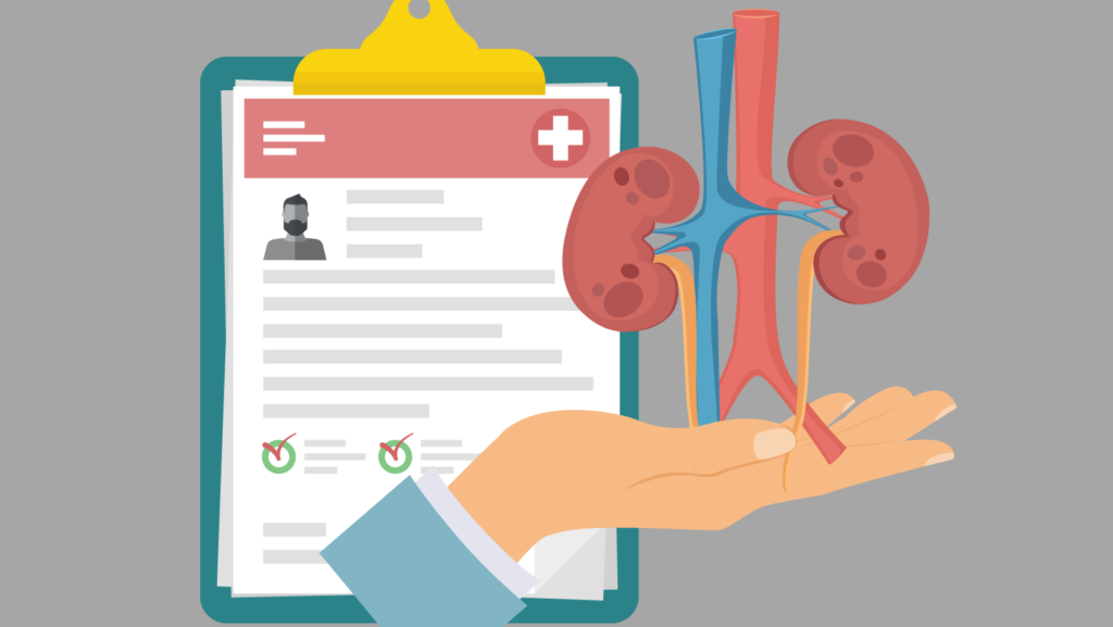 An image of a treatment plan for kidney stones