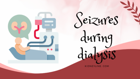 Graphics with the text seizures during dialysis